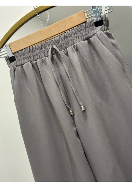 Asya Havuç Paça PANTOLON-MT1444 Gri