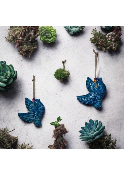 Dekoratif Duvar Süsü 2'li (Kuş Temalı) fiyatları