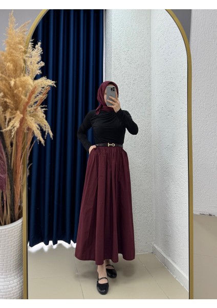 Erna Kemerli Poplin ETEK-BN4362 Bordo