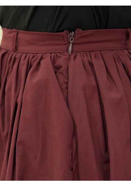 Erna Kemerli Poplin ETEK-BN4362 Bordo
