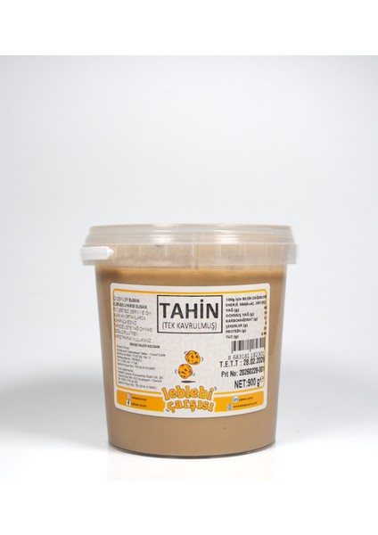 Tek Kavrulmuş Tahin - 900 gr