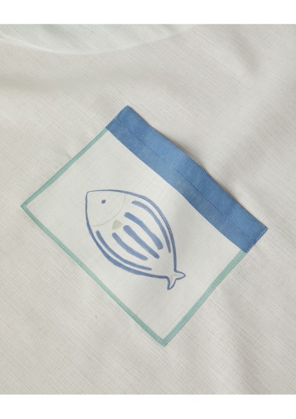 Mutfak önlüğü, polyester, 65x75 cm, mavi-yeşil renk seçenekleri modelleri