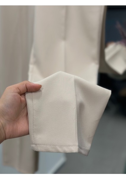 Beren Gizli Cepli PANTOLON-MT1508 Taş