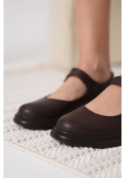 Clarissa Premium Acı Kahve Toka Detaylı Kadın Ayakkabı indirimleri