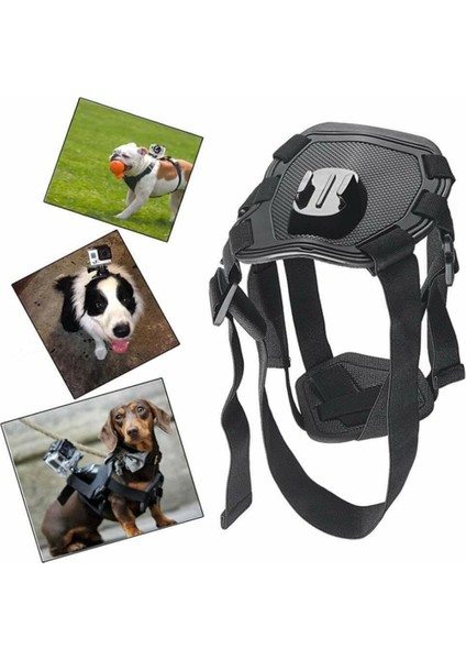 GP197 Tüm Aksiyon Kameralara Uyumlu Köpek Montaj Kemeri Aksiyon Kamera Sabitleyici