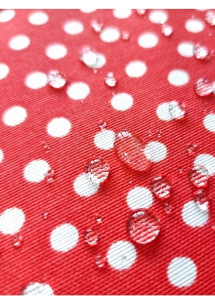 Kırmızı Su Geçirmez Mutfak Önlüğü, Şık ve Pratik, 55x75 cm, Pamuk Polyester