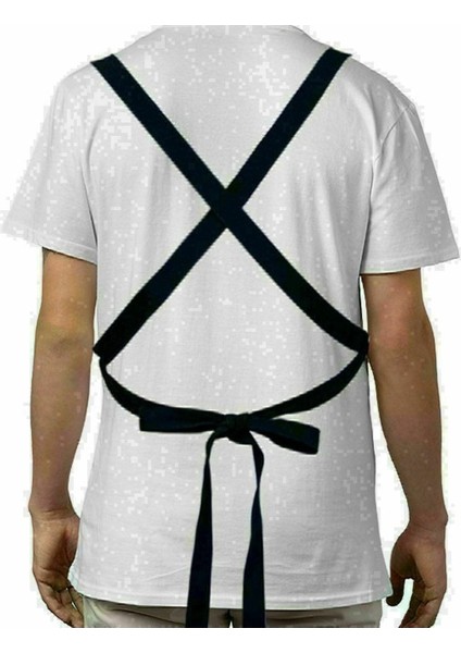 Kişiye Özel Siyah Mutfak Önlüğü, 77x150 cm, Profesyonel Şef ve Aşçı Kullanımı fiyatları