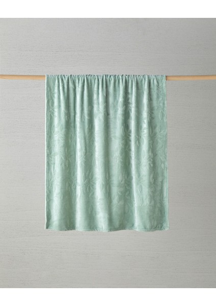 Ramona Jakarlı Supersoft Tv Battaniye 120 x 160 cm Adaçayı Yeşili