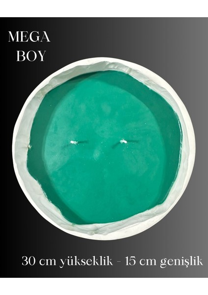 Fu Glowıs Mega Boy Çok Yüzlü Heykel Formda Dekoratif Mum – Kokulu | Özel Döküm | Lüks Seri fırsatları