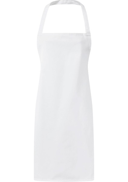Şık ve rahat mutfak önlüğü, pamuk, 85x70, beyaz, unisex kullanım