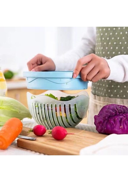 Sunup SN-27136 Pratik Meyve Sebze Salata Dilimleyici Kesici Çok Amaçlı Meyve Sebze Süzgeç fırsatları