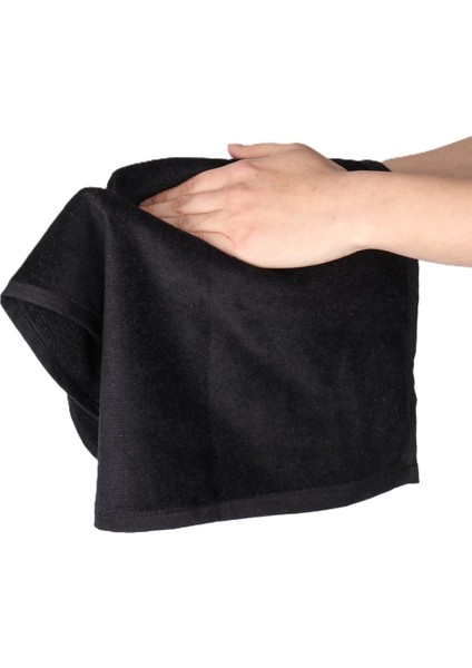 6'lı Siyah Mutfak ve El Yüz Havlusu Seti, yumuşak ve dayanıklı pamuk polyester modelleri