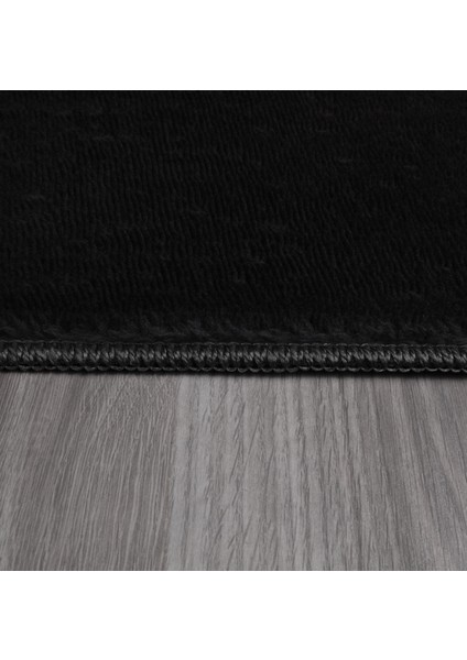 Modern Kaymaz Taban Parça Halı/yolluk Antrasit 80*150 fırsatları