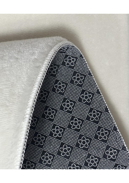 Modern Kaymaz Taban Parça Halı/yolluk Krem 80*300 fırsatları