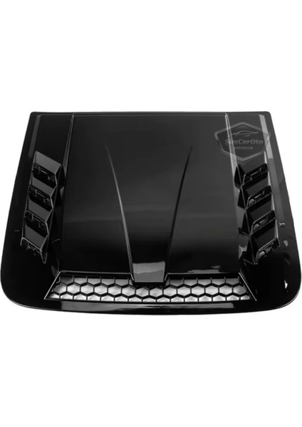 Üniversal Her Araca Uyumlu Geniş Büyük Boy Kaput Üstü Havalandırma Izgarası Tavan Vent Air Scoop Ithal Petekli 51 x 47 cm fiyatları