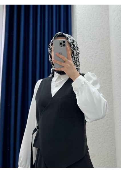 Tiruna Tek Cepli Gömlekli Etekli TAKIM-GE772 Siyah
