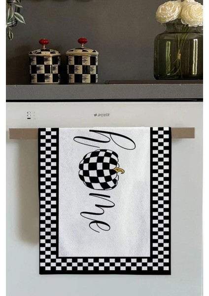 Desenli Beyaz Mutfak Fırın Havlusu 30x50cm, şık ve kullanışlı ev ihtiyaçlarınız için