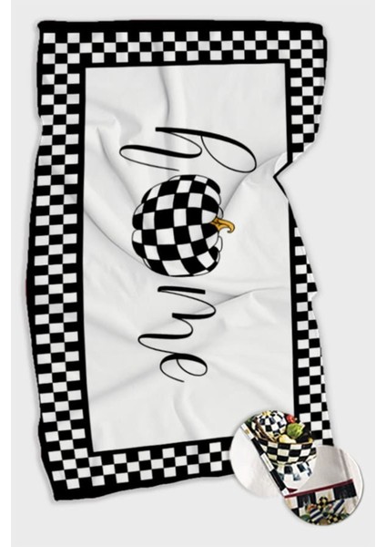 Desenli Beyaz Mutfak Fırın Havlusu 30x50cm, şık ve kullanışlı ev ihtiyaçlarınız için fiyatları