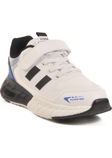 Beyaz Cırtlı Erkek Çocuk Spor Ayakkabı modelleri