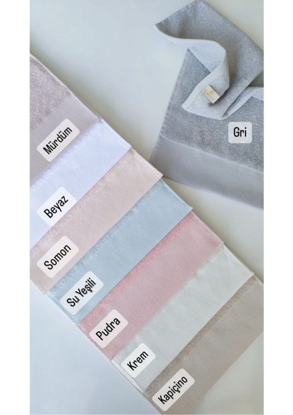 30x50 Boyutunda Temiz Pamuklu Kapama Etamin Havlu, Beyaz Renk