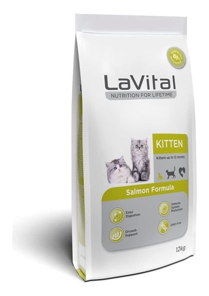 Lavital Kitten Somonlu Yavru Kedi Maması 12 kg fiyatları