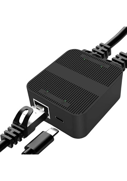 RJ45 Ethernet Splitter 1 Giriş 2 Çıkış Gigabit 1000MBPS Çevirici Çoklayıcı