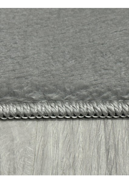 Modern Kaymaz Taban Parça Halı/yolluk Gri 80*200