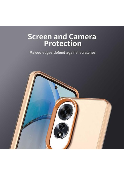 Oppo A60 Kılıf Kamera Çıkıntılı Mat Magsafe Özellikli Kenarları Renkli Premium Sert Kapak