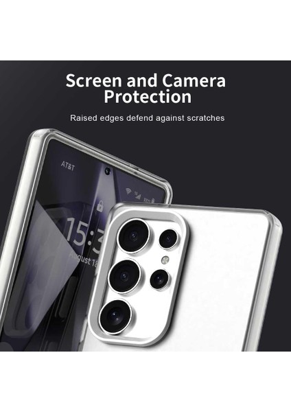 Samsung Galaxy S24 Ultra Kılıf Kamera Çıkıntılı Mat Magsafe Şarj Özellikli Kenarları Renkli Şeffaf Premium Sert Kapak indirimleri