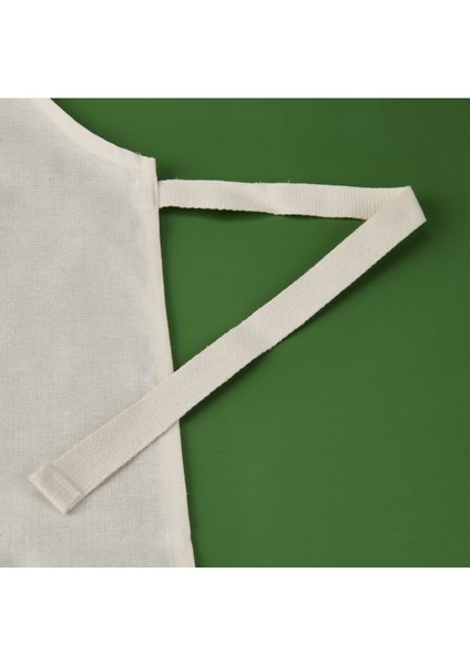 Ekru ve kırmızı mutfak önlüğü, şık ve kullanışlı, 54x78 cm, pamuk polyester modelleri