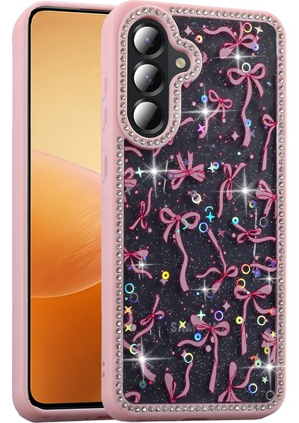 Samsung Galaxy A36 Kılıf Azra Taşlı Simli
