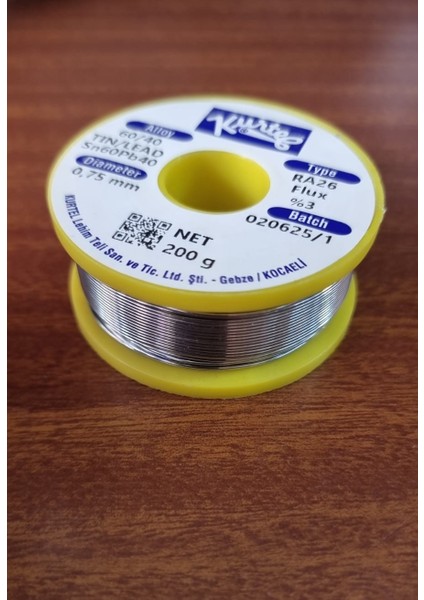 200G 0,75MM Profesyonel Lehim Teli – %3 Flux, 60/40 Alaşım! fiyatları