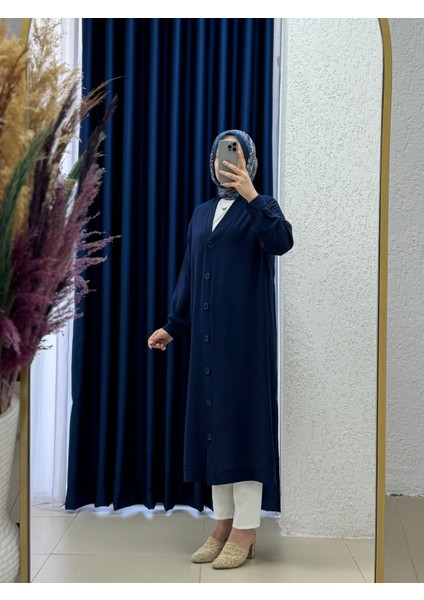 Vinara Düğmeli Linda HIRKA-EL1586 Lacivert