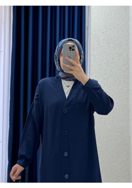 Vinara Düğmeli Linda HIRKA-EL1586 Lacivert