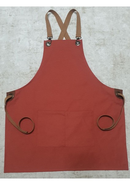 Su geçirmez kanvas önlük, mutfak ve restoranlar için şık ve dayanıklı koruma sağlar.
