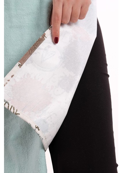 Su geçirmez mutfak önlüğü, havlu ve eldivenli, 55x75 cm, pamuk polyester, gri fırsatları