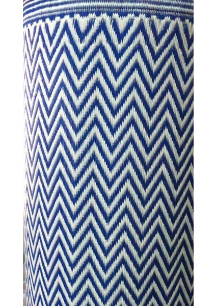 Plastik Hasır Kilim 200CM *600 cm Mavi Beyaz Piknik Karavan Önü