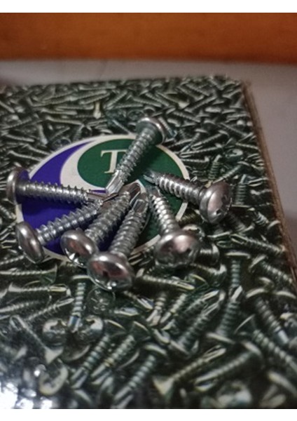 YSB Beyaz Matkap Uçlu Tam Diş Sac Vidası 4.8X22 - 500 Adet