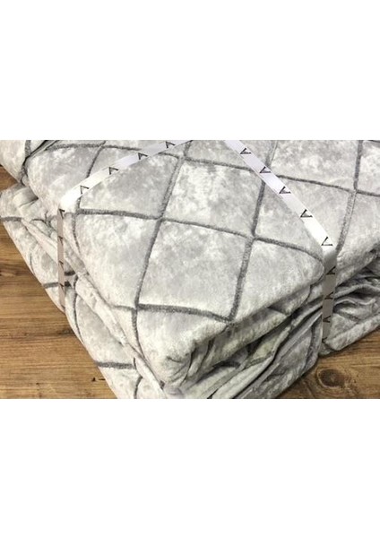 Viola Home Hermes Kadife Çift Kişilik Yatak Örtüsü 250 x 260