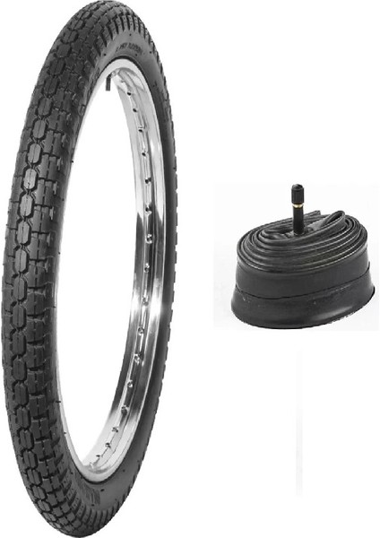 Diamond 18 Jant 3.00-18 Motosiklet Dış Lastiği Jumbo R (Arka) 6pr + Krt Marka Iç Lastik Seti