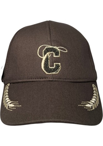 Spteks Kitti 9-15 Yaş Erkek Garson Haki Renk Siperi Nakışlı Yazlık Şapka fırsatları