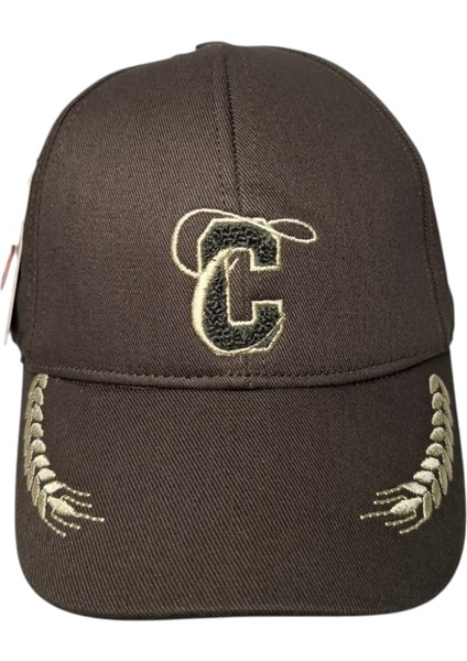 Spteks Kitti 9-15 Yaş Erkek Garson Haki Renk Siperi Nakışlı Yazlık Şapka indirimleri