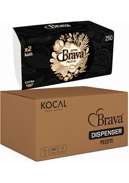 Yeni Nesil Dispenser Peçete 24X250 Adet (Koli Bazlı Satış)