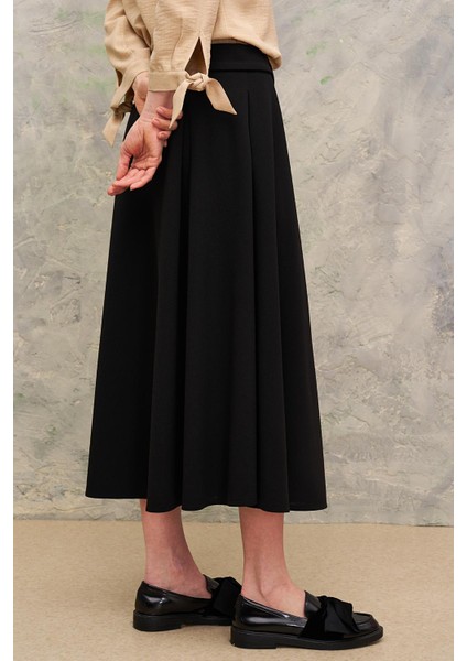 Pile Detaylı-Önden Düğmeli, Etek indirimleri