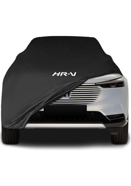 Honda Hr-V (2021 - ) Siyah Kumaş Araba Brandası Logolu Penye Branda Oto Branda
