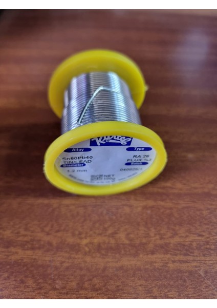 Lehim Teli 100 Gram 1.2mm – %3 Flux, 60/40 Alaşım