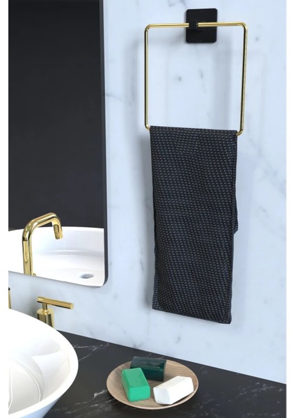 Kare Yapışkanlı Kare Havluluk Banyo Havlu Kare Askılık indirimleri