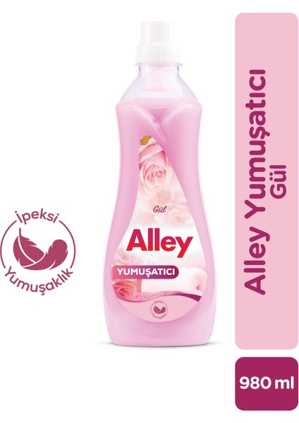 Gül Kokulu Çamaşır Yumuşatıcı 980 ML – Ipeksi Yumuşaklık ve Kalıcı Ferahlık