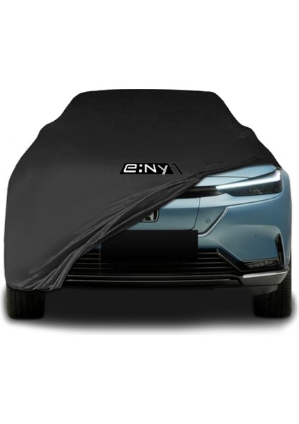 Honda Eny1 (2023 - ) Siyah Kumaş Araba Brandası Logolu Penye Branda Oto Branda