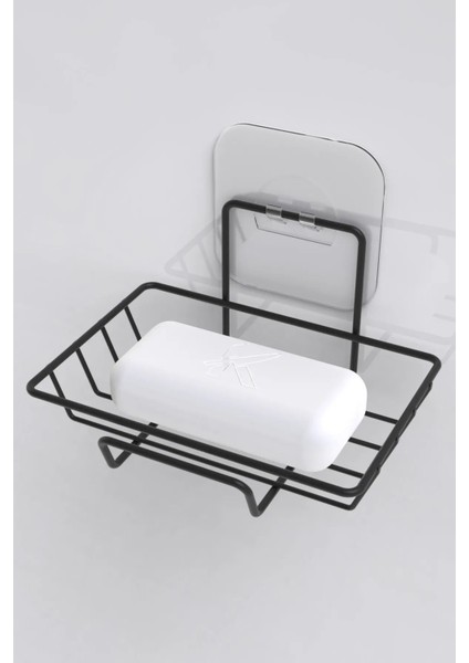 Yapışkanlı Sabunluk Banyo Düzenleyici Banyo Askı Sabunluk